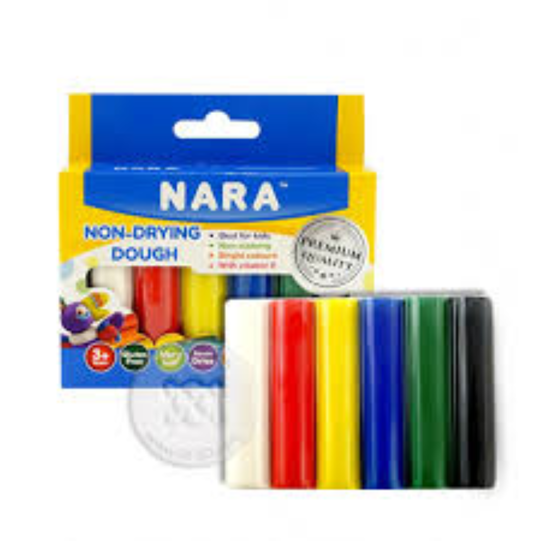 Kiddy Clay Non drying dough 12 col 270g KC-NDD-BX-270-12